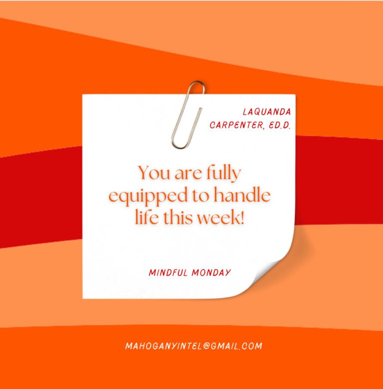 Motivation Monday – You are fully equipped