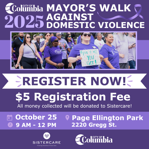 City of Columbia Mayor's Walk Against Domestic Violence
